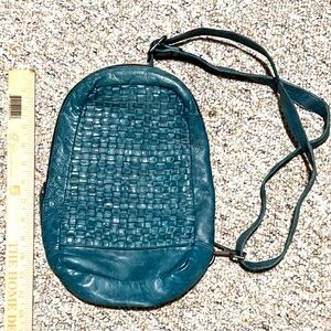 VILENCA HOLLAND convertible Teal Woven Bag Backpack BLACK FRIDAY SALE!